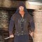 Men's Medieval Assassin Costume Vest Hood Belt Halloween Outfit